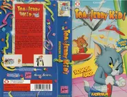 VHS cover til "Tom & Jerry Kids vol. 4 - Kosmisk kaos"
