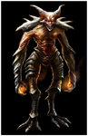 Enemy demon discarded from the game similar to the Imp from the Doom saga.