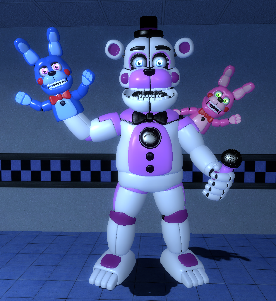 História Vida do Funtime Freddy - Capítulo 7:Bon bon VS Bonnet