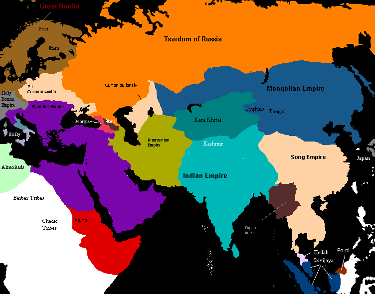 map of byzantine empire and russia