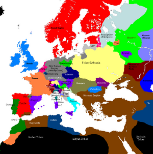 Europe 1430-22 map