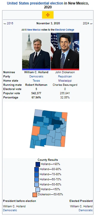 United States presidential election in New Mexico, 2020 Novelas Fandom