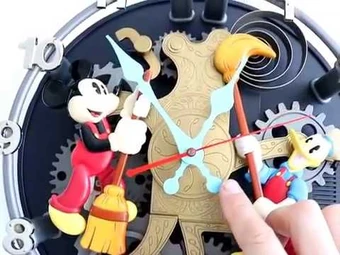 Disney Clock Cleaners Animated Wall Clock | Novelties Wiki | Fandom