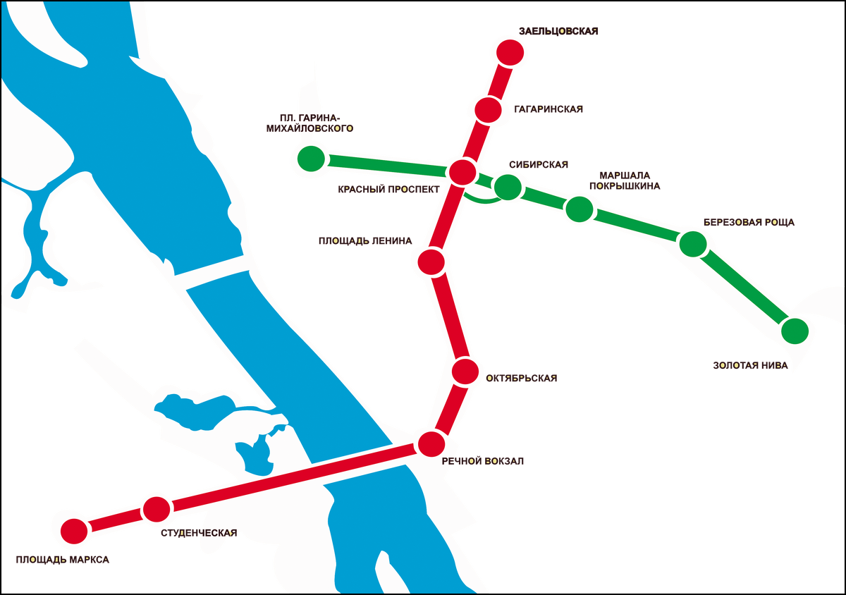 Маршруты до красного проспекта