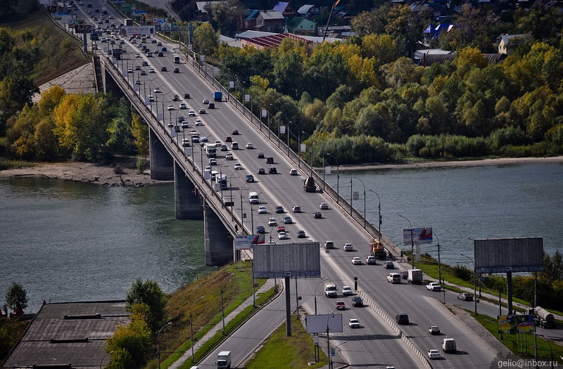 Димитровский мост в новосибирске