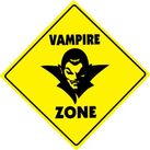 Vampire Zone Sign