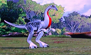 Troodon, one of the new neutral creatures of this expansion pack, shares a same model and texture as the one from Lego Jurassic World game. It also spawns naturally in rainforests.