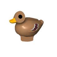 Duck, one of the new friendly animals of this expansion pack, spawns naturally in swamps, plains, woodlands, beaches, and rainforests.