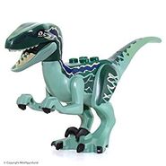 Jurassic World Velociraptor, one of the new aggressive creatures of this expansion pack, shares a same model and texture as the one from Lego Jurassic World game. It also spawns naturally in rainforests.