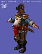 The Captain's 3D model