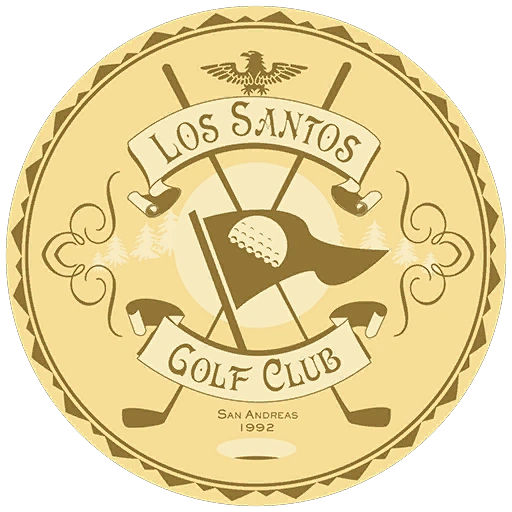 Клуб лос сантос. Логотип гольф клуба. Los Santos Golf Club. Golf Clubs buy. Наклейка гольф клуб.