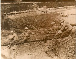 Inorothian Sappers clearing a downed tree