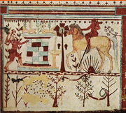 Etruscan mural achilles