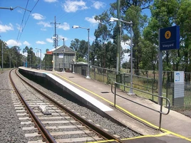 Vineyard railway station entrance