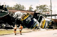 Locomotives that were destroyed in the crash