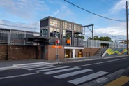 Upgraded Banksia Station viewed from Railway Street