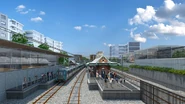 Artist's impression of Canterbury Metro Station
