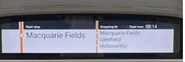 Waratah with new PIDS display