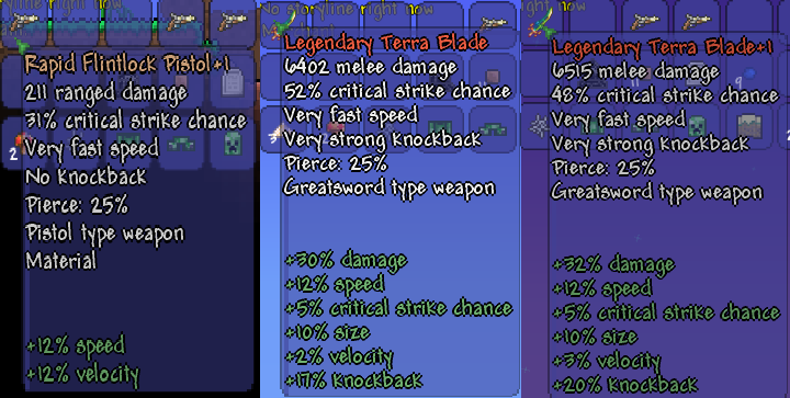 Reforging, Terraria Wiki