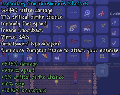 Why can't i use Murasama in Terraria?