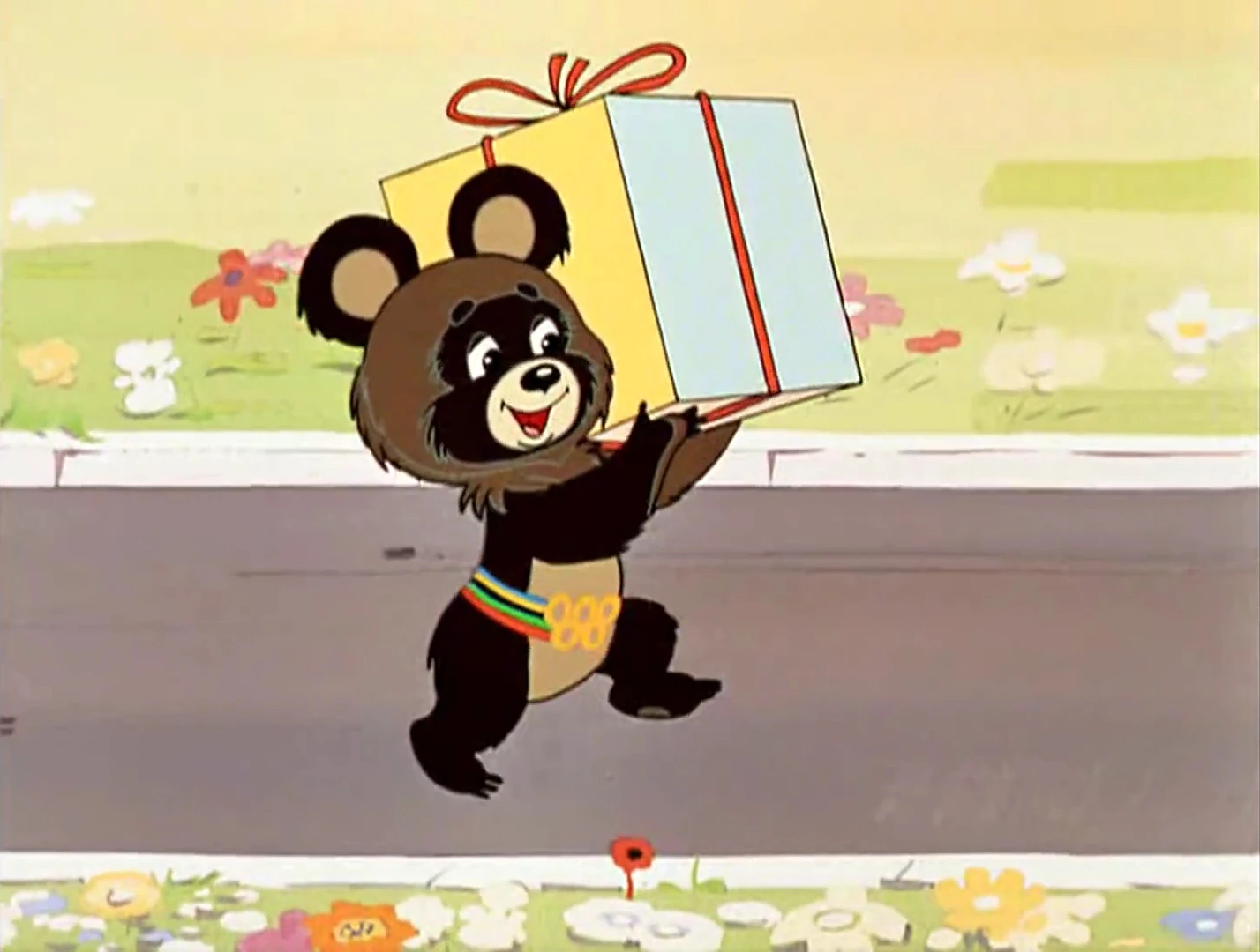 Олимпийский мишка 1980. Я мишка. Мишка из мультика маша и медведь. Ну мишка. Спорт из мультиков.