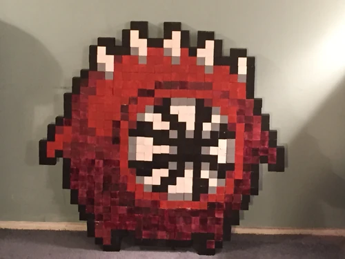 I made this out of wood blocks!