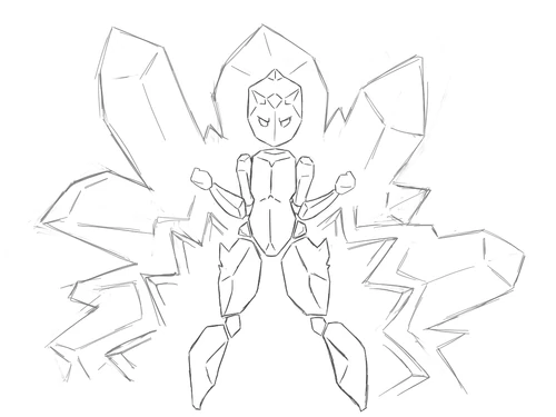 Crystal by Lazthelazyartist