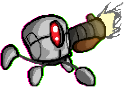 Robot Drawing by MrDynasty