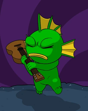 fish the guitar hero - Sharpfishy