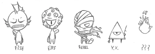 Nuclear Doodles by RottedPaint