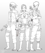 Iruka,Ino e Hiruzen