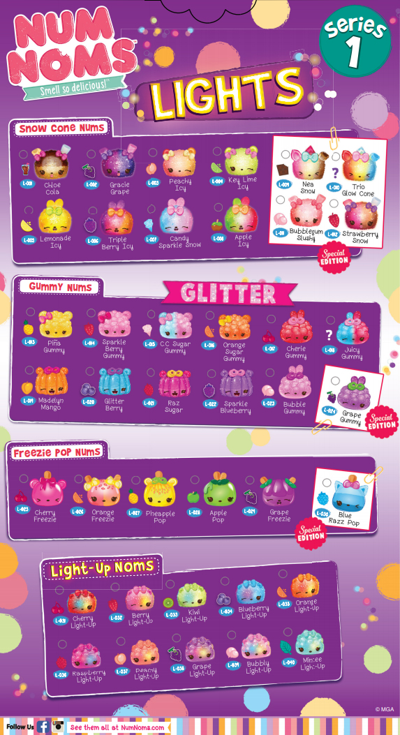 Num Noms Series 1 Lights Mystery Pack MGA Entertainment - ToyWiz