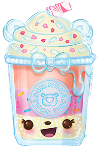 Num Noms Snackables Birthday Cake Slime Kit with Slime and Toppings