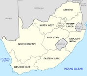 Map of South Africa