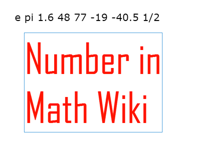 Number in Math Wiki