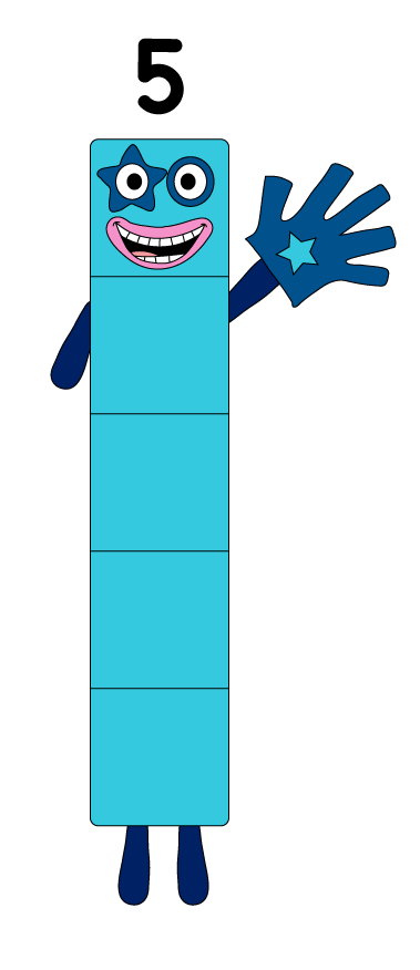 Five Character Numberblocks Wiki Fandom Powered By Wikia Five