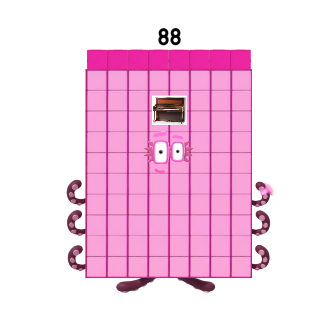 Eighty-Eight, Numberblocks the Movie Wiki