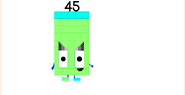 Forty-Five/Fanmade Gallery | Numberblocks Wiki | Fandom