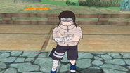 Neji crossing his arms (with eyes closed)