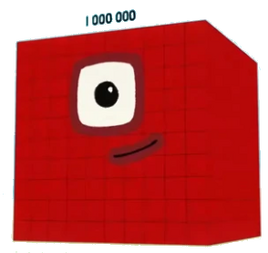 One Million transparent