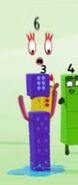 Six not only loses her eyes but also a block as well
