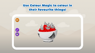 Use Colour Magic to colour in their favourite things!