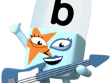 B