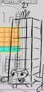 Twenty-One's design in the storyboard of We're Going on a Square Huntl