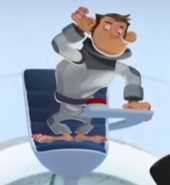An ape as it appears in Space.