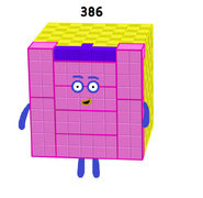 JingzheChina's 386: He is a hollowed cube, as he is 9x9x9-7x7x7. He is also double 193, which means he is also interested in various structures.