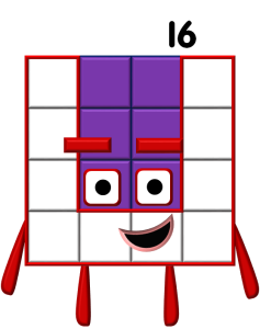 Sixteen (character), Numberblocks Wiki