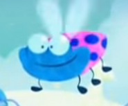 A bug as it appears in various episodes.