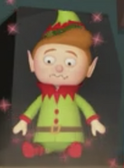 Stan Elf after he fell onto of the base of the fireplace.