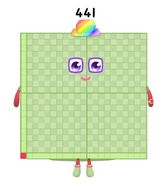 Asaki88bbff's 441: She is a square explorer, with a square hat and a square bag. She often explores square numbers and help them figure out.